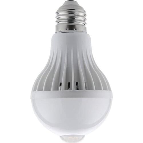5W 7W 9W E27 Led Light Bulb Infrared Sensor Light Indoor Outdoor Human Induction Energy Saving Lamp Wholesale