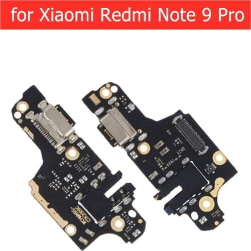 For Xiaomi Redmi Note 9 Pro USB Charger Connector Flex Cable USB Charging Dock PCB Board Flex Cable Audio Jack Repair Parts