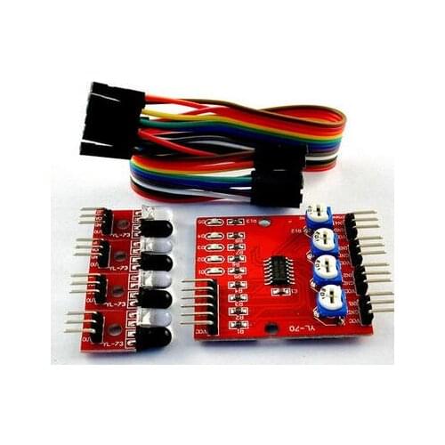 1pcs/Lot 4ch Channel Way Infrared IR Tracing Sensor Line Follow Tracking Obatacle Avoidance Module For Arduino DIY Smart RC Car