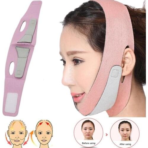 1pcs V Face Lift Up Belt Removal Belt Slimming Lifting Slimmer Face Bandage Wrap Wrinkles Double Chin Slimmer Tool