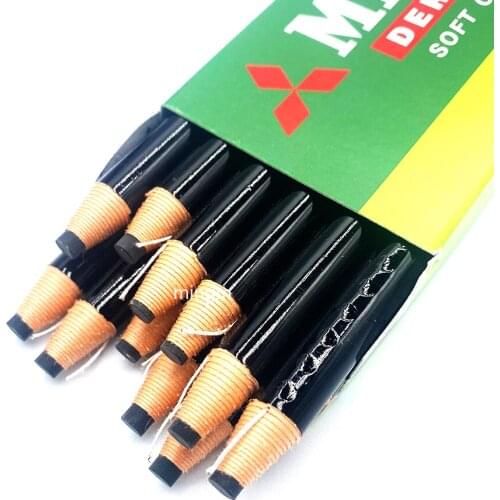 2pcs/12pcs Eyebrow Makeup Pen Japan White Black Dermograph 7600 Pencils for Tattoo Eyebrow UNI Marker Paint Pencil