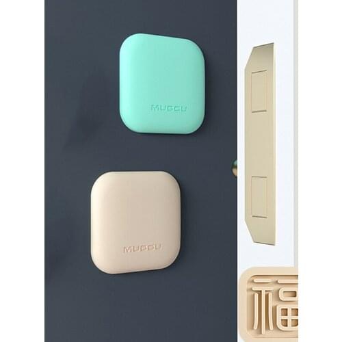 4pcs/set anti-collision door handle anti-collision pad door wall refrigerator door silicone protection anti-collision cushion