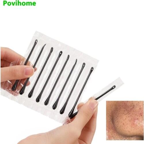 5/10/30pcs Cotton Swab Sticks Ear Wax Cleaner Acne Squeezing Blackhead Acne Removing Makeup Cotton Swab Stick Muti-Function Tool
