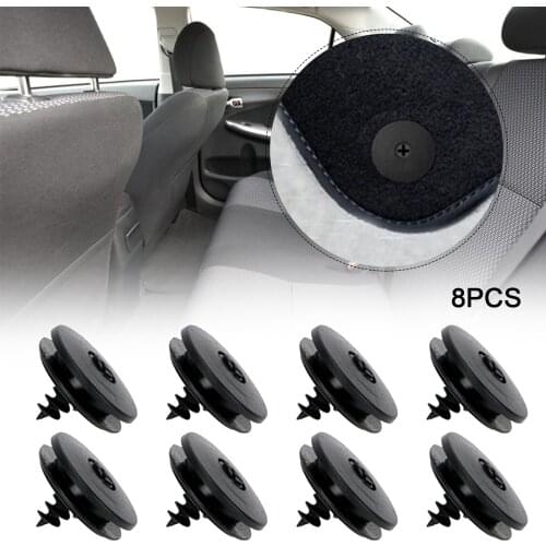 8pcs Universal Car Floor Mat Clips Retention Holders Grips Carpet Fixing Clamps Buckles Anti Skid Fastener Retainer Resistant