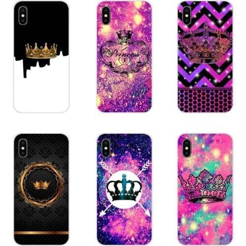 For Xiaomi Mi4 Mi5 Mi5S Mi6 Mi A1 A2 A3 5X 6X 8 CC 9 T Lite SE Pro Accessories Phone Cases Covers Queen princess crown