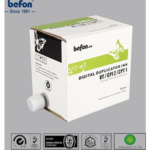 Befon Duplicator Ink CPT 1 Compatible for Gestetner 5327 5323 5328 5340 5320 5341 5325 5329L 5330 5305 5110 5111 5130 5170