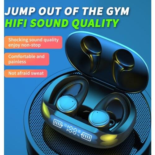 TWS Wireless Headphones Bluetooth Earphones Noise Canceling Sports Waterproof Headset 9D Stereo Wireless Earbuds With Microphone