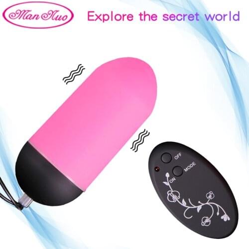 Man Nuo Wireless Mute Vibrating Egg Vibrator Remote Control Vibrators G-spot Massage Jump Egg Kgel Ball Adult Sex Toys for Woman