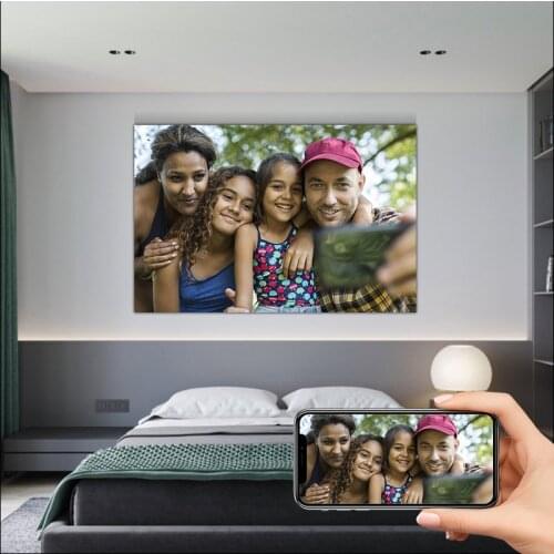 Figure Photo customized Printing Wedding dress portrait family children Pets canvas poster individualization