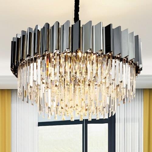 China Factory Promotion Modern Contemporary Newest Chandelier Crystal Lustres Chandeliers &Lamp Pendant Lights