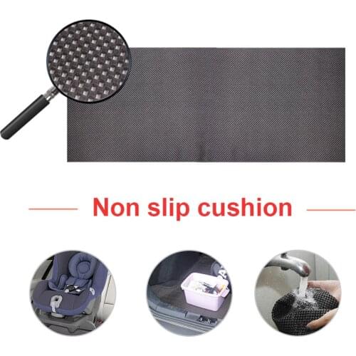 Car Trunk Mat Breathable Grid Non-slip Soft DIY Free Cutting Easy To Clean Mat For Car Home Use Place Mobile Phone Car Auto Mat
