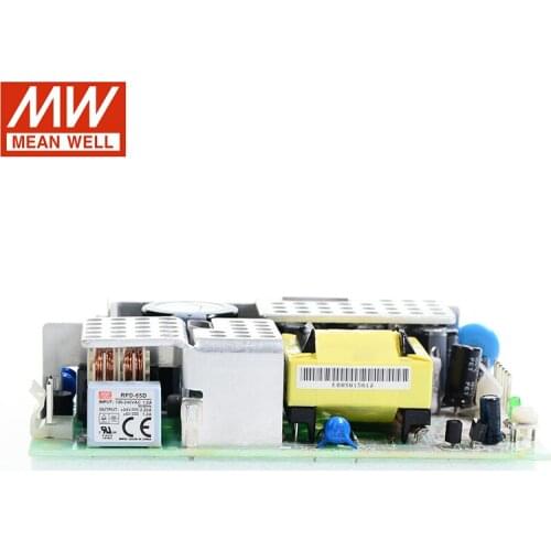 Meanwell RPD-65D 60W 24V 5V Dual Output Switching Power Supply 110V/220V AC to 24V 5V DC 2.25A 1.2A PCB type open frame SMPS