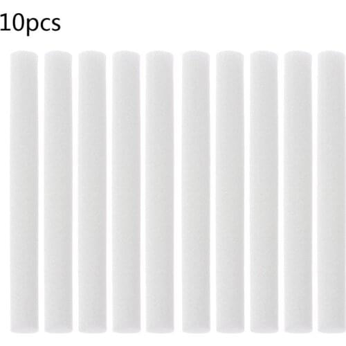 MEXI 10Pcs 8mmx68mm Humidifiers Filters Cotton Swab for Humidifier Aroma Diffuser