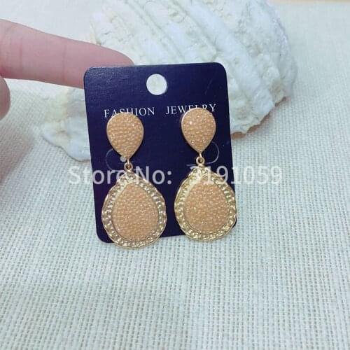 Fashion fashion simple jewelry earrings earring high quality girls new special candy color pearl fish skin