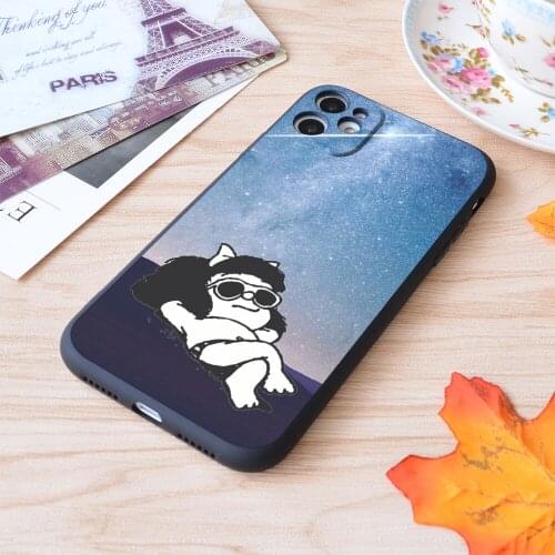 For iPhone Mafalda Print Soft Matt Apple iPhone Case