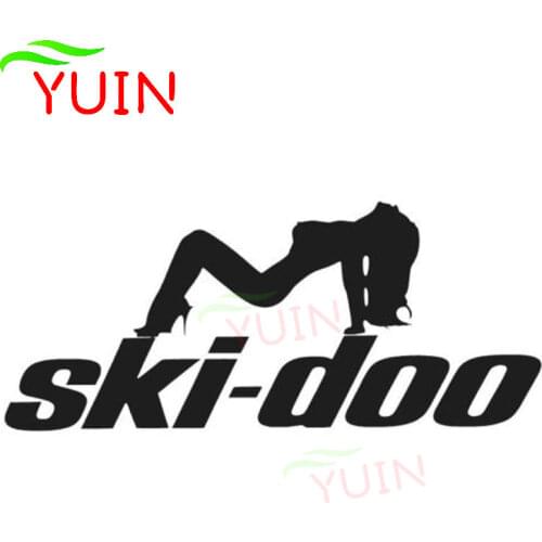 Car Sticker Ski Doo Quad Plow Snow Movie Trailer Automobile Styling Anti-UV Decals PVC Body Decoration Waterproof Decal