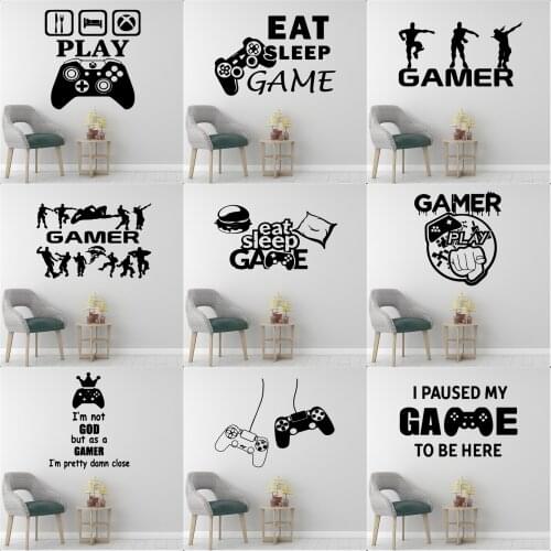 Cartoon Game Wall Stickers Personalized Creative For Kids Rooms Decoration Accessories Wallpaper Sticker Murals Decal
