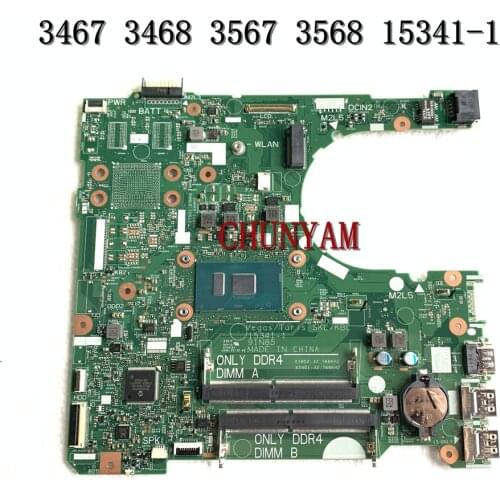 NEW I5-7200U 15341-1 91N85 FOR Dell vostro 3467 3567 Laptop NOTEBOOK Motherboard CN-0DKK57 DKK57 Mainboard 100%Tested