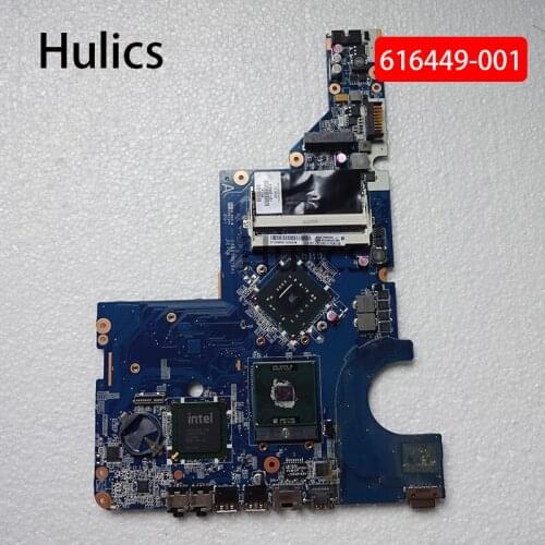 Hulics Original 616449-001 For HP CQ42 CQ62 G72 G62 motherboar Notebook GL40 laptop motherboard 616449 DAAX3 DAAX3MB16A1