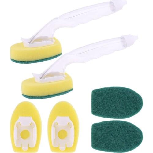 Portable Heavy Duty Dish Wand Sponge For Kitchen Sink Dishwand Cleaning Brush