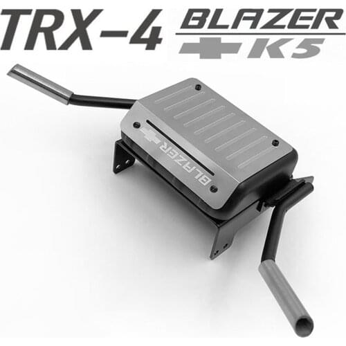 Rc Crawler Car TRX-4 Chassis BLAZER K5 Body Fuel Tank + Exhaust Pipe