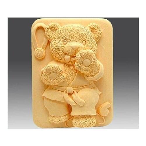 Kungfu Panda pattern square shape Silicone soap mold fondant cake mold handmade clay craft mold DIY tools