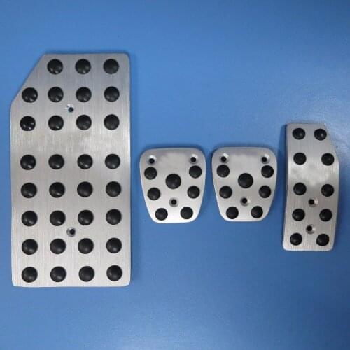 TTCR-II Car Accessories For Honda Fit 2008-2013 MT Styling Accelerator Brake Footrest Refit Plate Pedal Stickers Covers Pads Pad