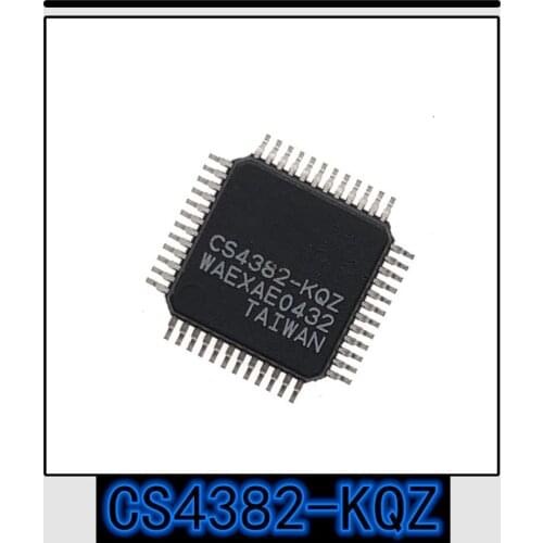 2PCS-20PCS New original genuine CS4382-KQZ QFP-48 CS4382 QFP48 digital-to-analog converter chip