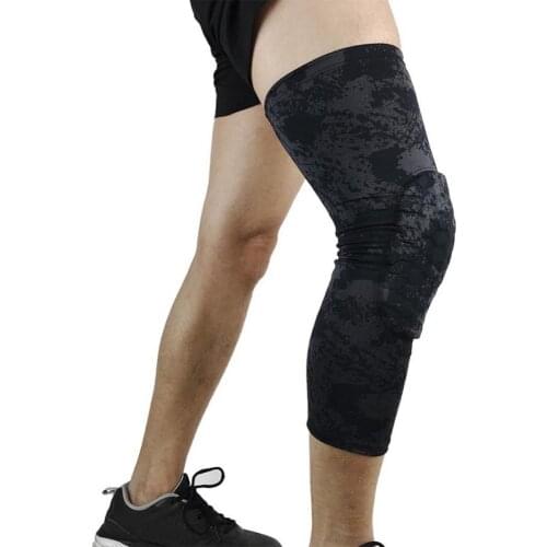 1PC Knee Pad Long Leg Sleeve Bandage Compression Knee Brace Sports Running Leg Warmer Safety Anti-Slip Elastic Knee Protector