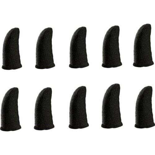 2021 New 5Pair Carbon Fiber Finger Sleeve Non-slip Breathable Gaming Gloves for -iPhone