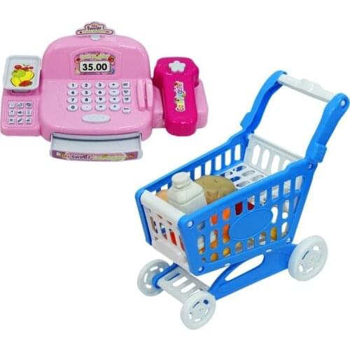 Market Trolley Battery Operated at the Cash register