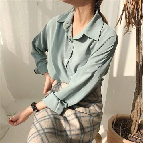 Alien Kitty Collar Blouses