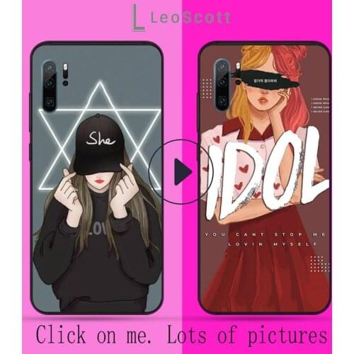 B-BTS Korean fashion girl group Phone Case For Huawei honor Mate P 9 10 20 30 40 Pro 10i 7 8 a x Lite nova 5t Shell Cover Funda