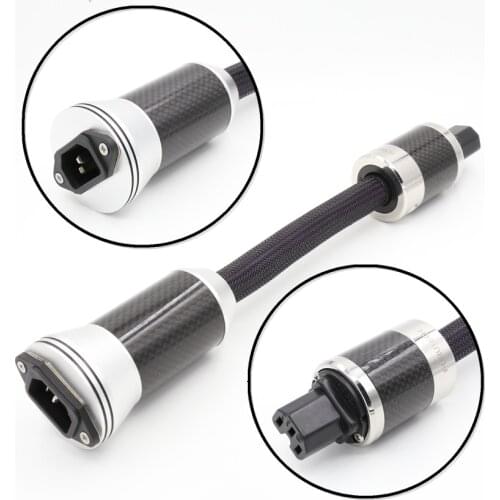 HiFi Audio Flux-50 Filter In-Line Power Filter Carbon Fiber Power Filter 30CM