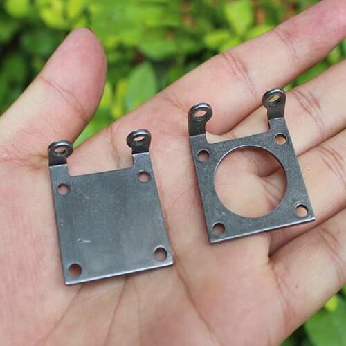 DC Motor Bracket Stainless Steel Steel Base Mount Fixed Mounting Base Machine Seat Support Bracket Seat DIY Motors Accessories