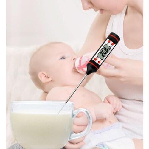 Kitchen Meat Thermometer Digital Food Temperature Probe BBQ Cooking Tools Powdered Milk Electronic Oil Temperaure Sensor Gauge