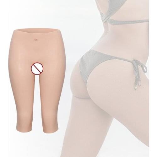 KUMIHO 1G new upgrade 7-point silicone sexy pantys fake Vagina panties pussy underwear for ladyboy drag queen