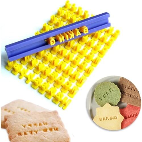 Hot New Biscuit Cutter Mini Number Alphabet Sets Fondant Cookie Mould Decor Baking Molds Home Kitchen Accessories Cake DIY Tools