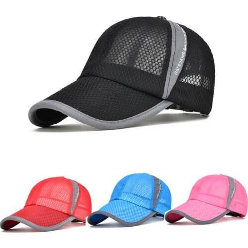 Hot Sale Unisex Summer Breathable Golf Cap Hat For Women Men Mesh Cap Snapback Hat Golf Cap Men Sport Brand Hat Golf Cap Men