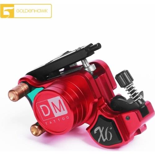 GOLDENHAWK Stable High Speed Rotary Tattoo Machine Adjustable 4MM Stroke Custom Coreless Motor RCA Permanent Makeup Accessories