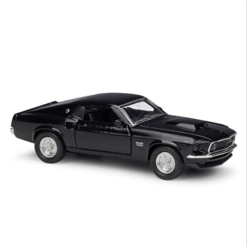 Welly1: 36 Ford Mustang1969 boss 429 alloy car model childrens new year Christmas birthday gift