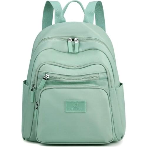 Fashion Casual Daypack Summer Small Backpack Women Nylon Fabric Mini One-shoulder Backpack Bag Back Pack for Women Teenager Girl