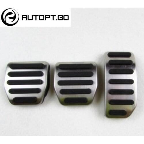 NO DRILL Manual Gas/Brake/Clutch Pedal Pad Kit Fits Volvo S60 S60L V60 XC60 S80 S80L 2009-2015