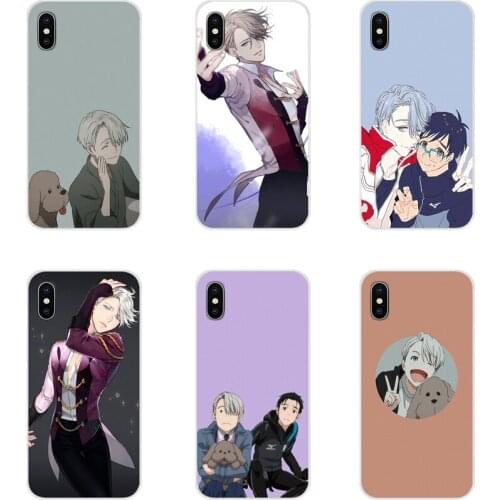 Japanese Anime YURI on ICE Transparent TPU Shell Cases For Apple iPhone X XR XS 11Pro MAX 4S 5S 5C SE 6S 7 8 Plus ipod touch 5 6