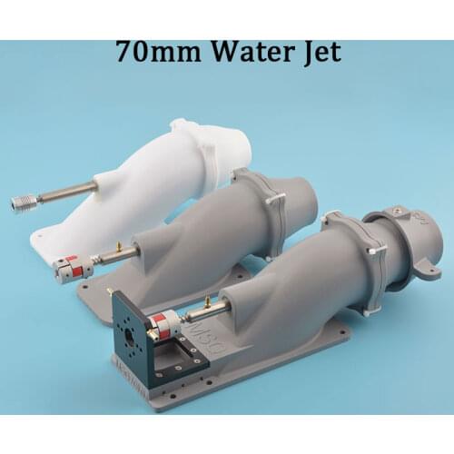 70mm Jet Water Thruster with 5/6mm Stainless Shaft Couplings 8X5/6mm For Boat Surfboard Rc Model Boat