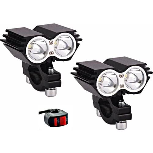 Motorcycle Headlights work lights led moto Auxiliary lamp 12v 60w Motorbike fog lamp spot head lamp waterproof car accessories