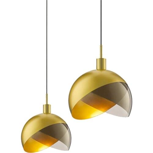 Sanmusion indoor led chandeliers lighting bulbs e27 220v plating metal cord hang lights for home office bar restaurant mall