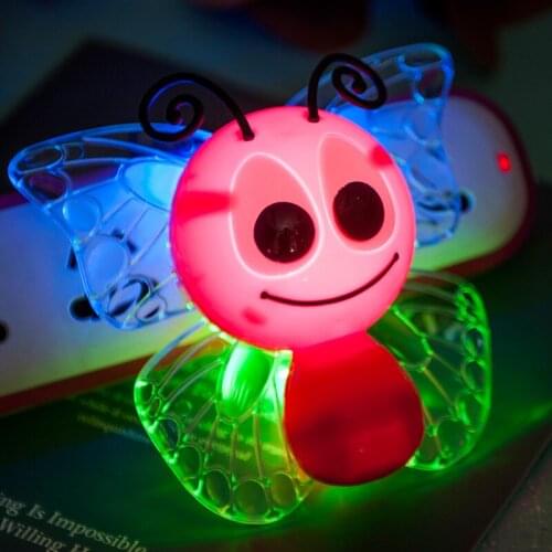 EU Plug Light Sensor Cartoon Bee LED Night Lamp Cute Colorful Bedside Lights Bedroom Childrens Gifts for Baby Cute Lamp