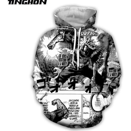 My Hero Academia 3D full Printed Hoodie/Sweatshirt/Jacket/Men Women hiphop casual Hoodies Plus Size XS 6XL 7XL 05