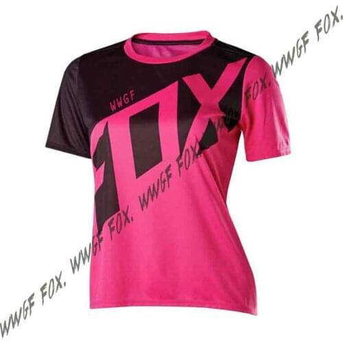 2021 WOMEN motorcycle mountain team downhill jersey bike motorcycle shirt off-road mountain bike clothing Short sleeve